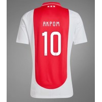 Moški Nogometni dresi Ajax Chuba Akpom #10 Domači 2024-25 Kratek Rokav